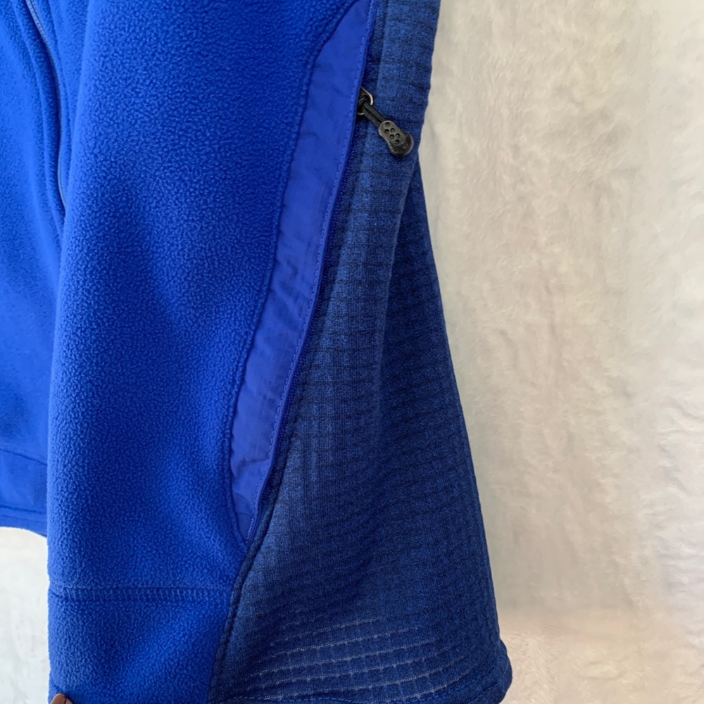 Patagonia Vintage Lightweight R-4 Micro-Fleece Vest Royal Blue Sz L - Picture 4 of 11